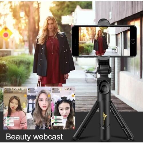 Multi-Function Live Broadcast Mobile Bluetooth Selfie Pole Tripod GK99