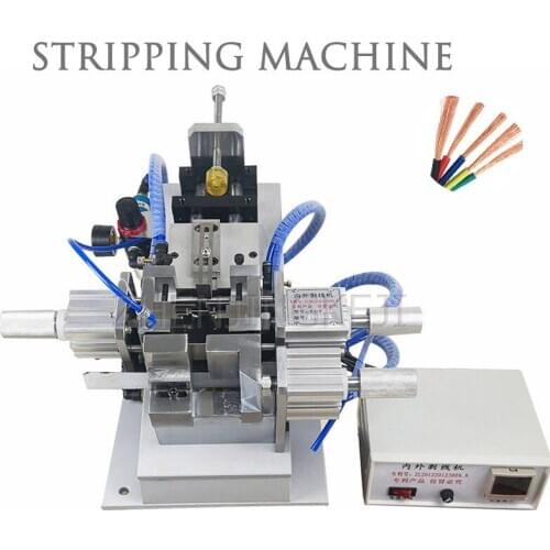 Pneumatic Double Layer Peeling Machine 305 Peeling One Body Machine Equipment Jacket Multi-core Line Stripping Processing Tool