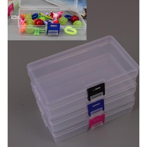 Practical Toolbox Plastic Container Box for Tools Case Screw Sewing PP Boxes Transparent Component Screw Jewelry Storage Box