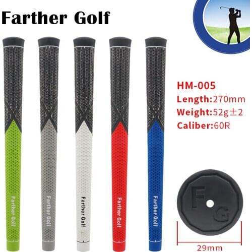 FARTHER Golf Grips rubber and Carbon Yarn Cord Golf Iron Grips 10PCS/lot 5colors for choice