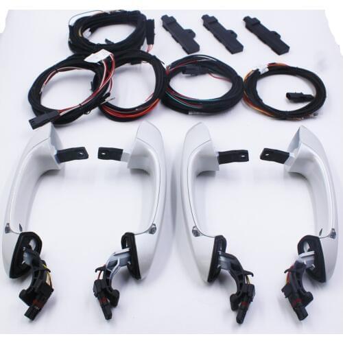 Comfort Access Keyless Entry System PKE Car Alarm Central Lock Kit Door Lock For BMW 5 serial G38 With 4 Handles white color