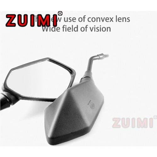 Universal 8mm 10mm side view mirror 360 degree adjustable ABS motorcycle rearview mirror 2 / dual electric car rearview mirror