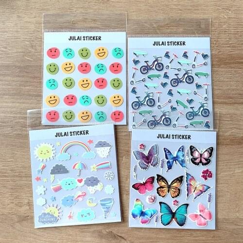 BULK Super Cute Animals Sticker Sheets For Kids Diary Scrapbooking Bottle Phone Laptop Skateboard Decorations