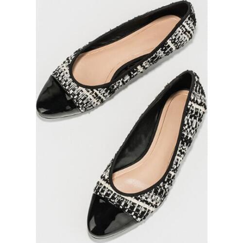 Moraima Snc Spring Newest Flat Shoes Woman Round Toe Slip On Ballet Flats Runway Comfortable Dress Shoe Elegant Casual Shoes