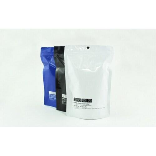 22x8CM Underwear Storage Bag Transparent OPP Packaging Bag Stand Up Pouch Bag