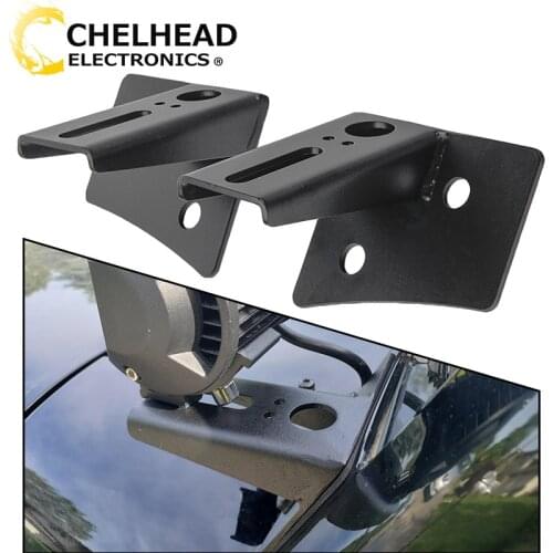 Auto Work Light Led Pods Cube Driving Lights Mount Bracket for Jeep Wrangler JK Windshield Hinge Corner A-pillar Led Holder