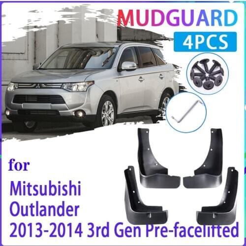 Car Mud Flaps for Mitsubishi Outlander 2013 2014 Mudguard Splash Guards Fender Mudflaps Auto Accessories