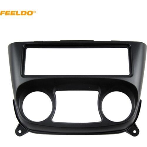 FEELDO Car 1Din Radio Panel Fascia Frame For NISSAN Almera SENTRA 2000-2006 Stereo Frame Plate Dashboard Bezel Trim Kit #5029