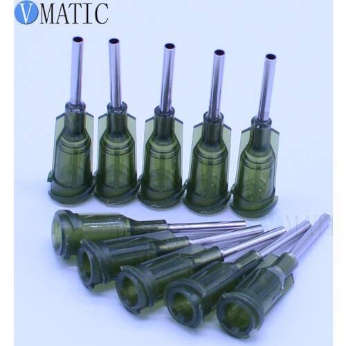 Free Shipping 100Pcs/Lot 14G 1/2'' Stainless Steel Tip Dispensing Needles Syringe Needle Tips Olive Screw Needle Mouth