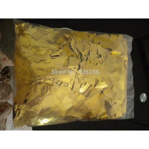 1KG/Bag Confetti Machine Paper,Gold Paper For Rainbow Machine Stage Light ,looks nice confetti machine and confetti cannon