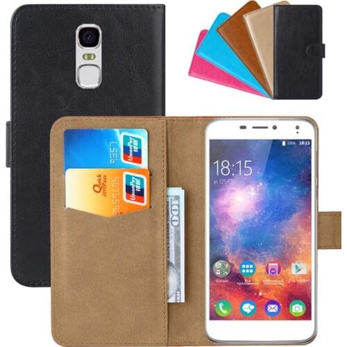 Luxury Wallet Case For BQ BQS-5520 Mercury PU Leather Retro Flip Cover Magnetic Fashion Cases Strap