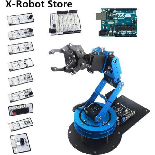 DIY LeArm secondary development robot kit Compatible with UNO open source