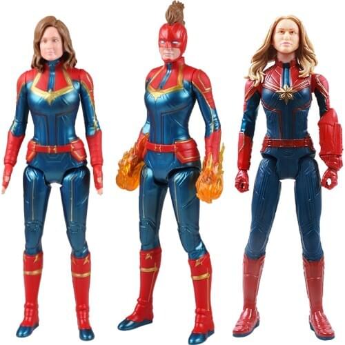 Marvel Avengers Titan Hero Series Captain Marvel Action Figure Super Heroes Figurine New Year Gift Toys For Children