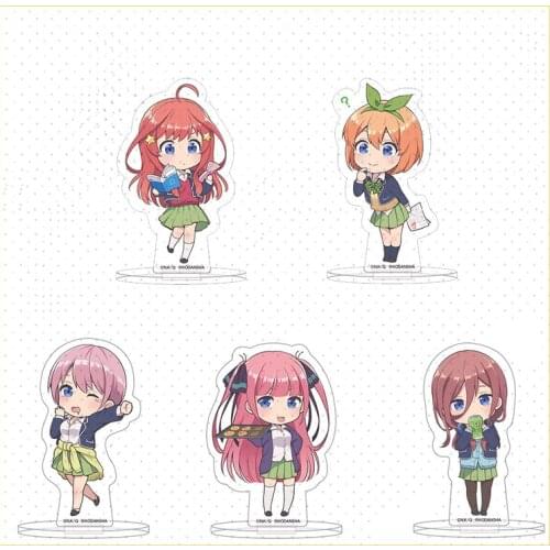 Anime The Quintessential Quintuplets Nakano Ichika Miku Acrylic Stand Figure Display Model PlateCosplay Decor Cute Holiday Gifts