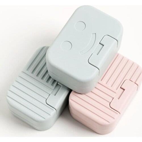 Nordic Style Soap Box with Lid Sealed Travel Portable Soap Box Home Bathroom Soap Storage Box