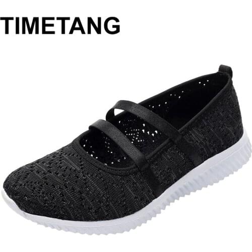 TIMETANG Fashion Women Sneakers Casual Shoes Female Mesh2021 Summer Shoes Breathable Trainers Ladies Basket Femme Tenis Feminino