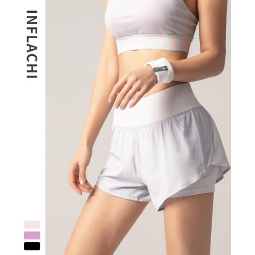 Summer Double Layer 2 In 1 Shorts Women Hot Fitness Running Shorts Breathable Quick-Drying Sweatpant Sports Clothing