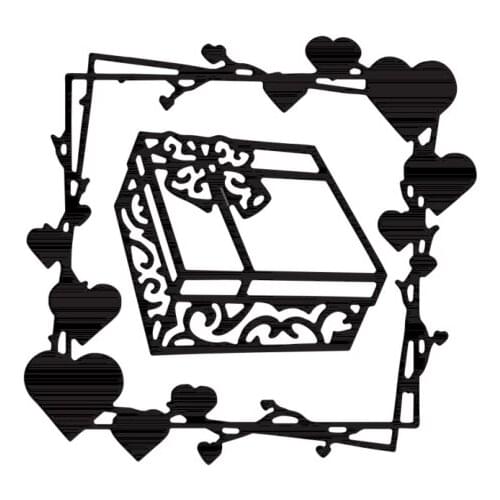 Happy Halloween Gift Box Metal Cutting Dies Stencils For DIY Scrapbooking Photo Album Season Embossing DIY Paper Cards 2021 New