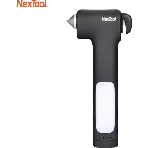 Youpin NexTool Multi-function Safety Hammer Emergency Car Escape Hammer Window Breaker Seat Belt Cutter Flashlight Power Bank