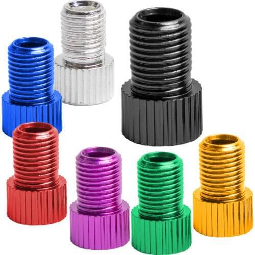 2pcs Pump Bicycle Convert Tire Copper Presta To Schrader Copper Bike Air Valve Adaptor Wheels Gas Nozzle Tube Cycling Tool