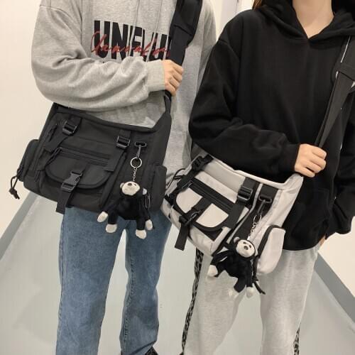 2021 New Waterproof Nylon Women Bag Single Shoulder Bag For Teenage Girls Brand Designer Handbags Female Multi-Pocket Totes