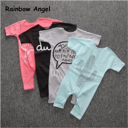 2019 New Newborn jumpsuits Baby Boy Girl Romper Clothes Short Sleeve Jumpsuits Infant Girls Clothing Sets Baby Boy Rompers