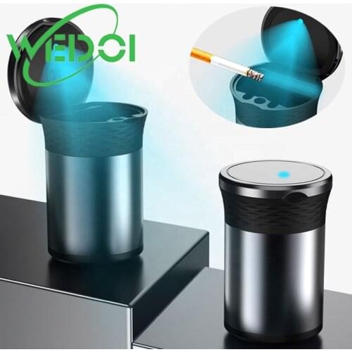 New Car Ashtray For Tesla Model 3/X/S/Y With LED Light Home Frog Ashtray Seal Flame Retardant Ash tray