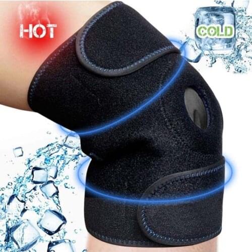 Sports Ice Compress Knee Pads with Cold Compress Hot Compress Knee Pads Gel Pads and Knee Sprain Protectors