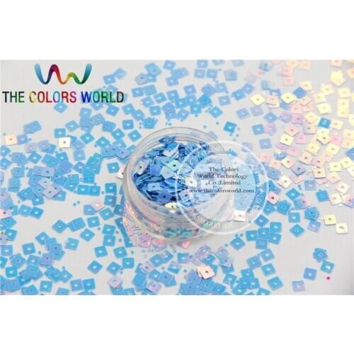 SSJ4-9 Amazing Glitter Sequins Square shape sequins for nail Art or DIY decoration