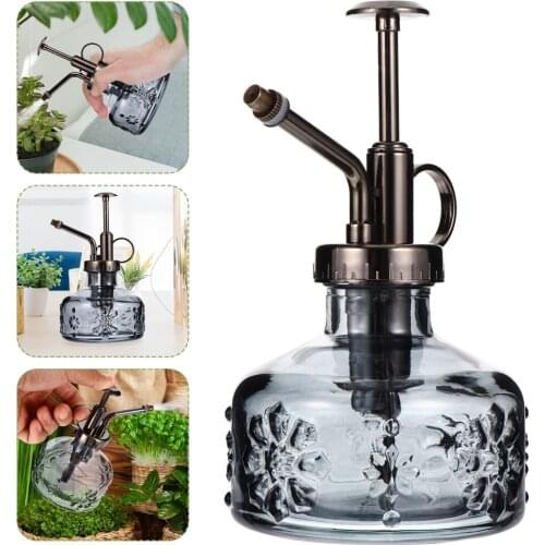 1pc Plants Succulents Watering Sprayer Bottle Retro Glass Watering Can