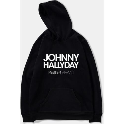 Johnny Hallyday sweatshirts hoodies men/women hip hop brand clothes streetwear harajuku hoodie sweatshirt plus size