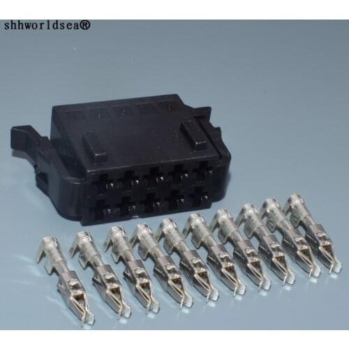 Worldgolden 3.5mm 10 Pin Public connector, plug-in with terminal auto socekt 10P car connector