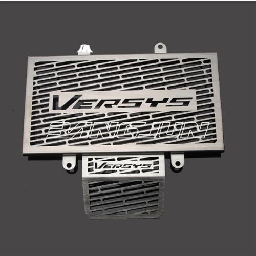 Moto water tank shiled motorbike radiator guard for kawasaki VERSYS300 versys X300 X-300 motorcycle radiator grille cover