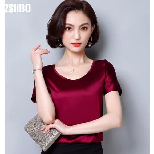 ZSIIBO Silk Blouses
