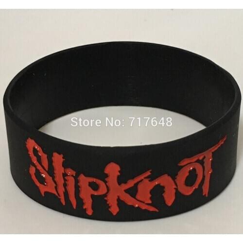 200PCS one inch slipknot wristband silicone bracelets free shipping by FEDEX