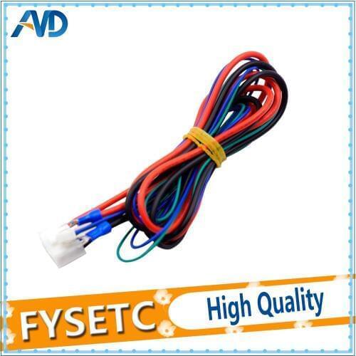 5PCS Replace Anet A6/A8 Hotbed Bed Line/Cable Upgraded MK2A /MK2B/MK3 For Mendel i3 Anet A8 3d printer Heated Bed Cable