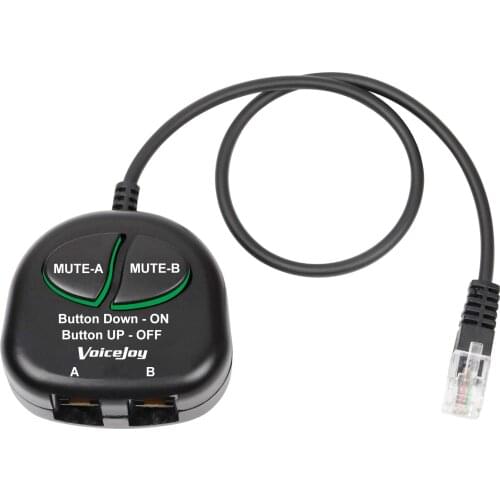 Headset accessories a training box with two new training monitor telephone headset Training Switch Adapter for RJ9/RJ10/RJ22