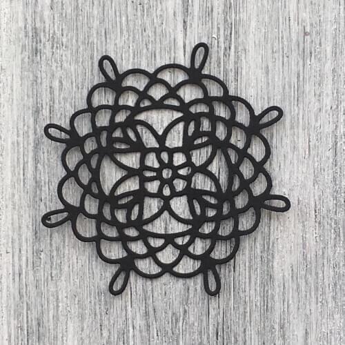 ArtScrap Mini knitted doily Metal Cutting Dies Stencils For DIY Scrapbooking Card Decorative Craft Embossing Die Cuts