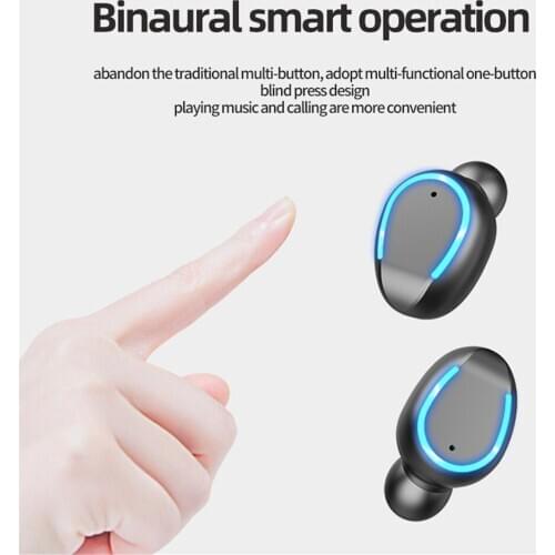 Wireless Earbuds Bluetooth 5.0 Earphone HIFI Mini In-ear Sport Running Headset TWS F9-5 Wireless Bluetooth Earbuds for Phones