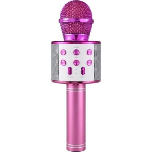 Bluetooth Karaoke Microphone Wireless Microphone Professiona Speaker Handheld Microfone Player Singing Recorder Mic