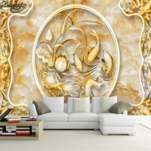 Beibehang Marble flowers Photo Wallpaper for Living Room Background Wall papel de parede 3D Mural Eco-Friendly Moisture-Proof