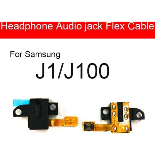 Audio Jack Flex Cable For Samsung Galaxy J1 J100 Headphone Earphone Jack Module Flex Ribbon Cable Replacement Repair Parts