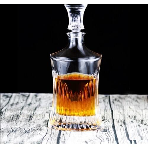 Exquisite decanter whiskey crystal glass wine bottle decanter bottle family wine glass set