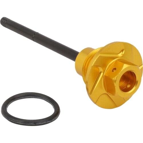 Motorcycle CNC Dip Stick Engine Oil Dipstick for DVX400 04-08 KFX400 Quadsport Z400 LTZ400 2003-2014