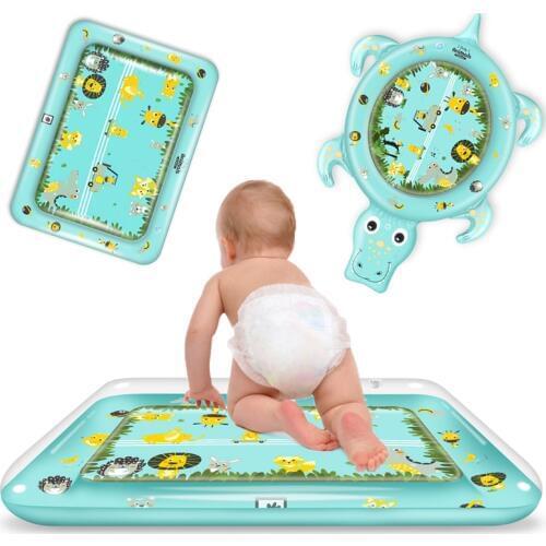 New Designs Baby Kids Water Play Mat Inflatable PVC Infant Tummy Time Playmat Toddler For Baby Activity Play Center Dropshipping