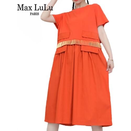 Однотонные летние платья Max LuLu China At AliExpress