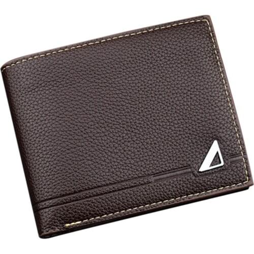 Men Wallets Purse PU High Capacity Mini Durable Fashion For Coin Money Cards Holder C66