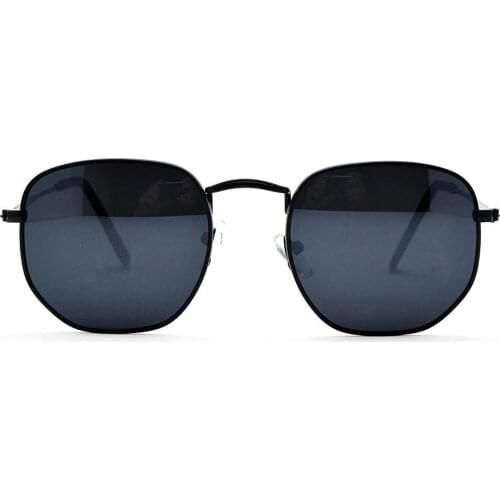 Hexagonal Male Sunglasses Pentagon Glasses Color Beach Hot Fashion 2021 Trend Quality Black Elegant