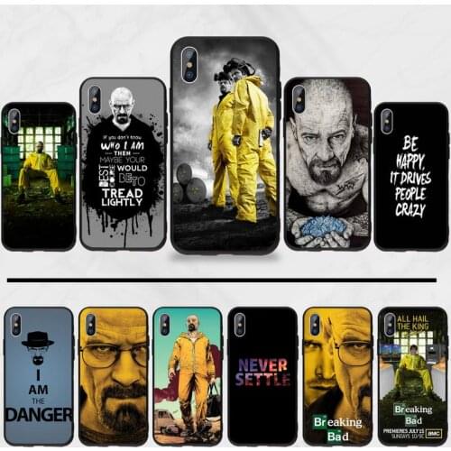 Heisenberg Breaking Bad Soft Silicone Black Phone Case For iphone 5 5S SE 5C 6 6S 7 8 plus X XS XR 11 PRO MAX