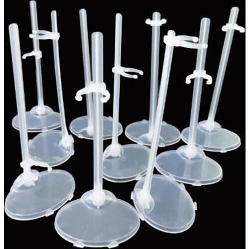 6/12 Pcs Translucence Doll Stands Figure Display Holder High Quality Toy Model Accessories For Doll 1/6 Kids Gifts